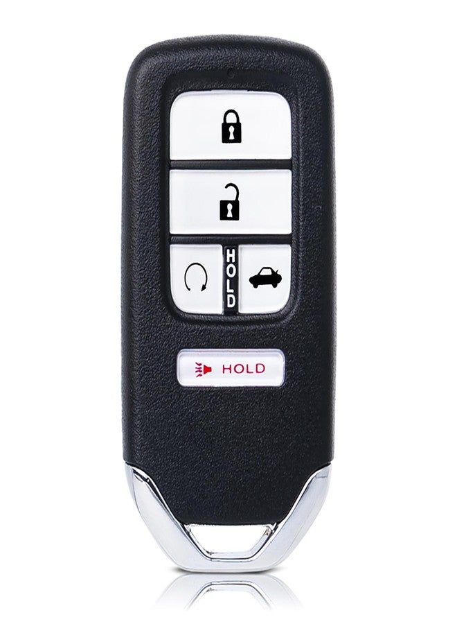 MechanMagic Key Fob Remote Replacement Fits for Honda Civic 2016 2017 2018 2019 2020 2021 KR5V2X Smart Proximity Keyless Entry Remote Control Uncut 5 Buttons 433Mhz KR5V2X(V44) 72147-TBA-A11/A12 - Image 1